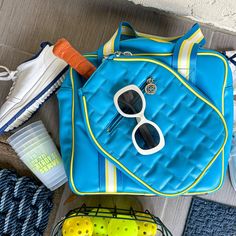 Nwt Ameliora Blue And Yellow “The Emily” Pickleball Bag. The Ultimate Chic Pickleball Bag. Perfect Condition And Still Has The Tags Attached! Was Originally $198 Brand: Ameliora Size: One Size Condition: Nwt #Palmbeachstyle #Preppyblogger #Shopbopstyle #Summerfashion #Shopbopsummer #Summerdresses #Summerdress #Summeroutfit #Summervibes #Vacationstyle #Tuckernucking #Summerdressing #Tuckernuck #Palmbeachchic #Preppyoutfit #Designerstyle #Preppyfashion #Preppystyle Blue Shoulder Bag For Sports, Sporty Blue Tote Shoulder Bag, Sporty Blue Tote Bag, Blue Shoulder Sports Bag, Blue Sports Shoulder Bag, Sporty Blue Shoulder Bag For Daily Use, Sporty Blue Bag For Everyday Use, Sporty Blue Shoulder Bag For School, Sporty Blue Shoulder Bag For On-the-go