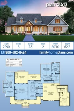 the floor plan for this house is very large and has lots of space to put in it