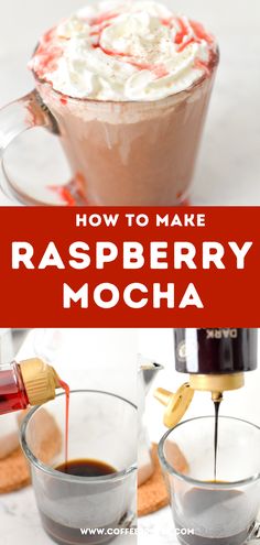 how to make raspberry mocha