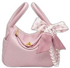 Luxury Shoulder Bag With Double Pearl Handle, Luxury Double Handle Shoulder Bag With Pearl, Trendy Pink Bag With Pearl Handle, Shopping Bag With Pearl Top Handle, Luxury Bags With Pearl Handle For Daily Use, Pink Bag With Pearl Handle For Daily Use, Double Handle Shoulder Bag With Pearl For Shopping, Top Handle Bag With Pearl Handle, Pink Bags With Pearl Handle For Daily Use