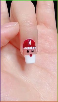 Discover the latest trends in Christmas nail art for 2023! Elevate your holiday spirit with these simple and stunning DIY nail designs. From classic red and green to modern twists, find the perfect inspiration for your festive nails. Bring joy to your fingertips this Christmas season! #ChristmasNails #NailArt #simplenails #christmasnails2023 #WinterNails Christmas Nail Designs Easy, Kutek Disney, Nail Designs Tutorial, Nail Art For Beginners, Christmas Nails Easy, Cute Nail Art Designs