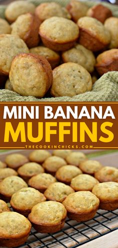 Here's a mini muffin recipe if you're wondering what to do with overripe bananas! It's a must-have on your Easter brunch menu. Not only are these Mini Banana Muffins easy to make, but they are also moist and delicious. Perfect for your Mother's Day at home, too!