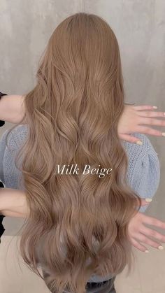 Interesting Brown Hair, Tea Brown Hair Color, Milk Beige Hair Color, Hair Color Names, Pretty Hair Cuts, Brown Hair Looks