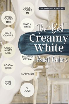 the best creamy white paint colors