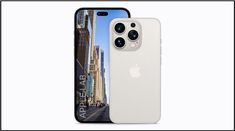 an iphone case with the new york skyline in black and white, next to it