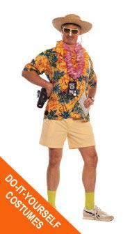 an image of a man in hawaiian clothing