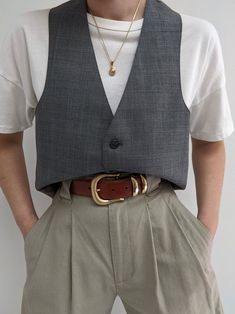 Tailored vest in a lightweight wool & classic glen plaid print. Vest has a deep v-cut neckline, button closures up the front & a full inner/back lining. Dark Academia Vest, Academia Pants, Dark Academia Pants, Tailored Vest, Dark Academia Outfit, Fall Vest, Knit Outerwear, Plaid Vest, Glen Plaid