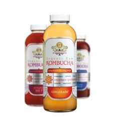 a bottle of kombucha orange juice