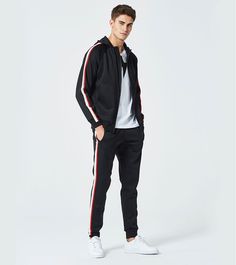 Gender:Men Collar:O-Neck Pant Closure Type:Zipper Fly Style:Casual Pattern Type:Striped Sleeve Length(cm):Full Decoration:Pockets Closure Type:Zipper Material:Polyester Tracksuit For Men:Tracksuit Set Men Men Hoodies:Brand Clothing Men Sportswear:2 Pieces Set Men Set:Men Tracksuit Hoodie Men Tracksuit Hoodie:Men Brand Clothes Casual Black Track Jacket For Loungewear, Men Sportswear, Slim Fit Hoodie, Men Tracksuit, Hoodie Pants, Tracksuit Men, Leisure Suit, Brand Clothes, 2017 Fashion Trends