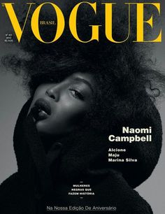 a woman with an afro on the cover of a magazine