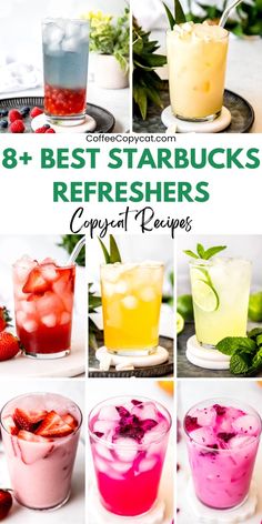 the 8 best starbucks drinks for refreshers that are easy to make and delicious