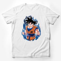 Anime Inspired Super Saiyan Graphic Tee, Bold Manga Character Print T-Shirt, Casual Cosplay Apparel, Unisex Adult Clothing Male T-Shirt Custom graphic T-Shirt.Customize your color Superhero Cartoon Print Crew Neck T-shirt, White Anime T-shirt With Sublimation Print, White Anime T-shirt For Cosplay, Anime Print Crew Neck T-shirt For Cosplay, Fandom Crew Neck Shirt With Cartoon Print, Fandom Cartoon Print Crew Neck Shirt, Anime Print Fandom T-shirt With Crew Neck, Fandom Anime Print Crew Neck T-shirt, Cosplay Cartoon Print Short Sleeve T-shirt