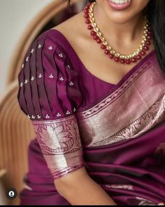 Pola Blus, Blouses Designs, Saree Blouse Neck Designs, Wedding Saree Blouse Designs