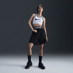 Whether you’re fine-tuning your craft on the court like Sabrina Ionescu or chilling off-court, this versatile, all-gender signature collection is for you. Woven on the front and knit on the back, these stretchy, loose-fitting basketball shorts wick sweat to help you stay cool and dry through every pass, pivot and play. If you typically wear women’s styles, we recommend ordering your usual size. If you typically wear men’s styles, we recommend sizing up. Affordable Adidas Three Stripes Shorts, Affordable Adidas Sports Shorts, Basketball Shorts Outfit, Black Basketball Shorts, Womens Basketball Shorts, Sabrina Ionescu, Nike Short, Sporty Shorts, Shorts Outfit