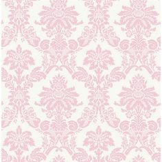 FA40901 Damask Pink Playdate Adventure Wallpaper Pink Damask Wallpaper, Future Bedroom, Create A World, Pink Damask, Color Palette Bright, Color Palette Pink, White Damask, York Wallcoverings, Wallpaper Rolls