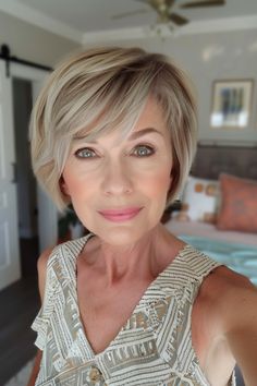 Embrace your timeless beauty and elevate your style with our curated collection of over 50 elegant hairstyles for women over 60 in 2024. As you gracefully navigate this incredible chapter of your life, discovering a Long Layered Bob Hairstyles, Perfect Bangs, Side Bangs Hairstyles, Bangs For Women, Honey Blonde Highlights