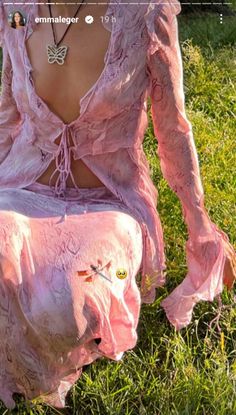 Pink Fairy Inspired Outfit, Fairy Core Aesthetic Outfits Pink, Boho Fairy Aesthetic, Girly Fairy Aesthetic, Aesthetic Fairy Core Outfits, Pink Mermaid Core Outfit, Fairy Summer Dress, Fairy Soft Aesthetic Outfit, Pink Faerie Aesthetic