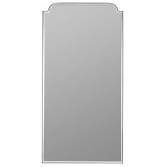 an empty mirror on a white background