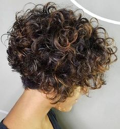 Short Natural Curly Hair, Stacked Bob Hairstyles, Wavy Bob Hairstyles