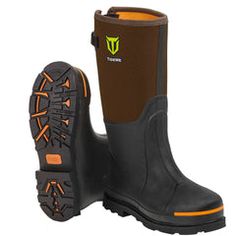 Hunting Muck Boots TIDEWE Rubber Work Boots for Men Waterproof Hunting Boots, Warm 6mm Neoprene Hunting Mud Boot Size 5-14 - TideWe Mud Boots, Boot For Men, Steel Toe Boots, Mens Winter Boots, Work Gear, Hunting Boots, Muck Boots, Rubber Boot, Work Boots Men