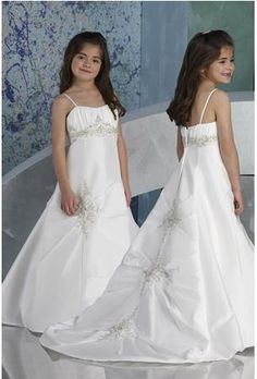 http://www.dhgate.com/product/custom-flower-girl-dresses-white-taffeta/209331191.html Designer Flower Girl Dresses, Wedding Dress Store, Wedding Flower Girl