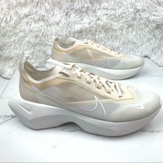 Nike Vista Lite Women’s 11.5 Pale Ivory & Summit White Off White Cream Color Neutral Color Perfect Wardrobe Staple Sheer Details Imperfections Pictured Brand New In Box Without Lid Unique, Fun, And Comfortable Sneakers Perfect Spring And Summer Color Nike Beige Sneakers With Translucent Outsole, Beige Low-top Running Shoes With Translucent Outsole, Cream Low-top Running Shoes With Cushioned Footbed, Cream Lace-up Sneakers With Air Cushioning, Cream Lace-up Running Shoes With Cushioned Footbed, White Slip-on Running Shoes With Translucent Outsole, Cream Nike Sneakers, White Running Shoes With Textured Sole For Spring, Cream Round Toe Running Shoes