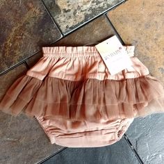 Nwt Tan Pair And Used Condition To Cream Pair With Small Tear To Left Leg That A Little Sewing Would Fix, Both Very Cute. Both Sold Together For $15 Baby Bottoms, Kids Bottoms, Kids Shop, Sewing, Cream, Color