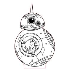 star wars coloring pages for kids to print out and color with the bbg character