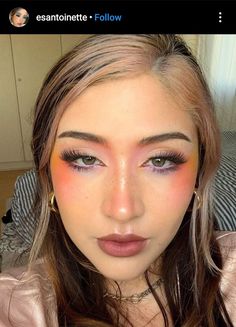 Serial Monogamist, Pride Makeup Looks, Cowgirl Makeup, Euphoria Makeup, Inspo Makeup, Makeup Portfolio, Pride Makeup, Graphic Makeup