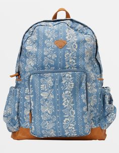 BILLABONG Home Abroad Canvas Backpack - BLUE | Tillys Beach Backpack Summer, Beachy Backpacks For School, Beachy School Supplies, Aesthetic Backpacks For School, Beachy Backpack, Cute Backpacks For Highschool, Cute School Backpacks, Cute Backpacks For College, Backpacks For High School