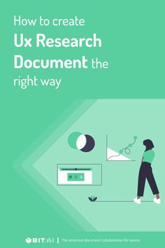 the cover of how to create ux research document the right way