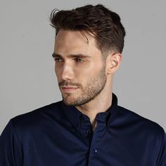 Stay on the move with the Oxford Button Down Polo™. The perfect collar to hold everything in place on a breathable, 4-way stretch, short-sleeved polo. Whether in the office or on the golf course, this versatile look is an iconic style that can be either sporty or formal depending on the occasion. Oxford button down collar 4-Way stretch Extremely comfortable Short-sleeved Moisture wicking Navy Collared Polo Shirt With Moisture-wicking, Collared Polo Shirt With Moisture-wicking 4-way Stretch, Moisture-wicking 4-way Stretch Collared Polo Shirt, Navy Moisture-wicking Collared Polo Shirt, Button Down Polo, Blue Cotton Polo Collar T-shirt, Button Down Collar, Sporty Look, Button Downs