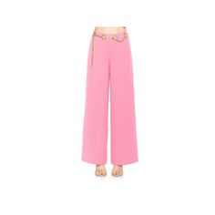 These women's ALEXIA ADMOR Cassie wide leg mid rise pants with grommet detail is a novelty must have.Click on this WOMEN'S GUIDE to find the perfect fit and more! These women's ALEXIA ADMOR Cassie wide leg mid rise pants with grommet detail is a novelty must have.Click on this WOMEN'S GUIDE to find the perfect fit and more! FEATURES Large gold grommets with luxe removable chain detail Zipper closureFIT & SIZING Fit runs small 32-in inseam 25 1/2-in leg opening Midrise sits on the high hip Fitted Mid Rise Pants, Alexia Admor, High Hips, Bottom Clothes, Bottoms Pants, Polyester Spandex, Fabric Care, Gender Female, Plus Size Outfits