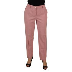 Elevate Your Wardrobe With These Stunning New Pants From Dolce & Gabbana. Crafted From High-Quality Virgin Wool Blended With A Hint Of Elastane, These Pants Offer A Perfect Balance Of Luxury And Comfort. The Chic Pink Hue Makes Them A Standout Piece, While The Classic Midwaist Design And Zipper With Button Closure Ensure A Flattering Fit. Detailed With The Signature Logo, These Pants Are An Epitome Of Style And Quality. Material: 99% Virgin Wool 1% Elastane Color: Pink Country Of Origin: It Mode Brown Cotton Pants, Womens Wool Pants, Dolce And Gabbana Jeans, Metallic Pants, Embellished Denim, Tapered Trousers, Wool Trousers, Pink Style, Straight Trousers