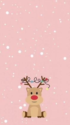 Pink Reindeer Wallpaper, Merry Christmas Disney Wallpaper, Pink Background Christmas, Cute Christmas Backgrounds Pink, Chrismas Wallpers For Iphone Aesthetic, Cute Christmas Wallpapers Aesthetic Pink, Christmas Pink Aesthetic Wallpaper, Pink Christmas Background Iphone, Christmas Wallpaper Backgrounds Iphone