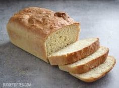 a loaf of bread sitting on top of a counter