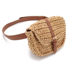 Casual Light Brown Straw Bag For Spring, Casual Adjustable Natural Straw Bag, Casual Rectangular Belt Bag With Adjustable Strap, Summer Crossbody Belt Bag With Adjustable Strap, Casual Adjustable Straw Bag For Daily Use, Summer Crossbody Belt Bag For Daily Use, Casual Summer Crossbody Belt Bag, Casual Light Brown Shoulder Bag For Day Out, Summer Rectangular Belt Bag With Adjustable Strap