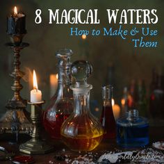 How To Use Storm Water, How To Make Storm Water, Storm Water Spells, How To Make Holy Water, Diy Florida Water, Diy Moon Water, Storm Water Witchcraft Uses, Making Moon Water, Full Moon Water Uses