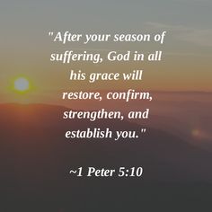 1peter 5 10, 1 Peter 5 10, Peter 5 10, God Power, Rain Gif, Happy Birthday Wishes Messages, Father Son Holy Spirit, Words Of Wisdom Quotes, Gods Word