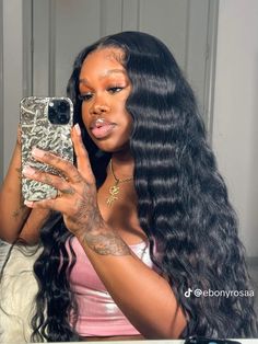 Hair Stules, Frontal Wig Hairstyles, Ponytail Styles, Front Lace Wigs Human Hair, Side Part, Baddie Hairstyles