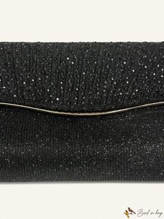 BirdinBag - Party-ready: Medium Glitter Square Bag with Rhinestone Accents Glamorous Glitter Bag For Evening, Glamorous Evening Glitter Shoulder Bag, Sparkling Evening Clutch Bag, Chic Sparkling Bag For Party, Chic Sparkling Bags For Parties, Formal Sequined Bags For Party Season, Formal Sequin Bags For Party Season, Embellished Clutch Bags For Prom, Elegant Glitter Shoulder Bag For Party