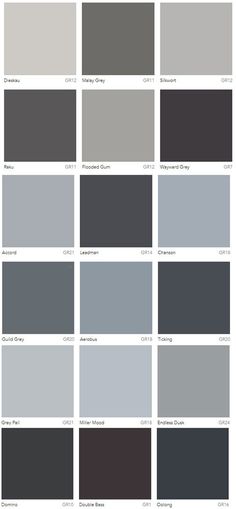 the different shades of gray and black are shown in this color scheme, which is also available