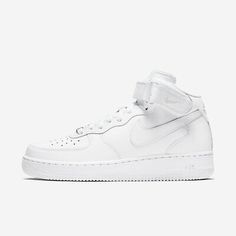 Nike WMNS Air Force 1 07 Mid [DD9625-100] Women Casual Shoes White/White | eBay Nike High-top Sneakers With Air Max Cushioning In White, Nike White High-top Sneakers With Air Max Cushioning, Nike Air Force 1 White Lace-up With Branded Insole, White Mid-top Nike Air Force 1 For Streetwear, Nike Air Force 1 With Boost Midsole In White, Nike Air Force 1 White With Boost Midsole, White High-top Nike Air Force 1 With Branded Insole, White Nike High-top Synthetic Sneakers, White Sporty Nike Air Force 1 Lace-up