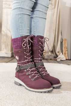 Purple Biker Babe, Boot Straps, Over The Knee Socks, Shearling Boots, Sorel Winter Boot, Trendy Accessories, Moto Boots, Boots For Sale, Shoe Style