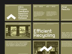 brochure design for efficient recycling