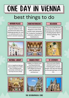 Pinterest pin graphic for one day pin Vienna itinerary Hofburg Palace, Cafe Scene, Museum Guide, Europe 2024, Klimt Art, Holiday 2022, European Destinations, The Cafe