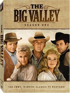 the big valley season one on dvd with an image of three men and two women