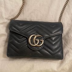 The Bag Just Needs To Be Cleaned Up And Polished. Will Look Brand New . Nothing Is Ripped Or Worn Out. Just Makeup On It Designer Gucci Bags With Cc Turnlock Closure, Chic Gucci Shoulder Bag With Cc Turnlock, Chic Gucci Shoulder Bag With Cc Turnlock Closure, Gucci Black Bag With Removable Pouch, Black Gucci Bags With Branded Hardware, Black Gucci Shoulder Bag With Metal Hardware, Gucci Soho Disco Bag, Soho Disco Bag, Black Gucci Shoulder Bag With Silver-tone Hardware