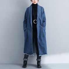 Item Code: 144913170446 Item type: women coatMaterial: cottonCollar type: othersClothing placket: lacingPattern: plainStyle: casualSleeve: long sleevesClothing details: lacing,pocketWaist: looseSeason: spring,autumn,winterCombination: single pieceColor: blue Label Size M Fit for (EU 38-40,US8-10,UK12-14,AU12-14,NZ12-14)Length: 111.00 cm/ 43.70 "Bust: 128.00 cm/ 50.39 "Shoulder: 55.00 cm/ 21.65 "Sleeve length: 50.00 cm/ 19.69 "Arm: 42.00 cm/ 16.54 "Cuff: 28.00 cm/ 11.02 "Hem: Unlimited Waist: Unl Summer Coat, Linen Coat, Summer Coats, Women Coat, Loose Long Sleeve, Plain Style, Boho Style Dresses, Blue Label, Clothing Details