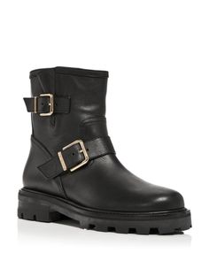 Jimmy Choo Women's Youth Ii Double Buckle Moto Boots Fall Trends Women, Women's Fall Fashion, Black Moto Boots, Womens Designer Boots, Footwear Design Women, Fall Fashion Trends, Designer Boots, Boots For Women, Moto Boots